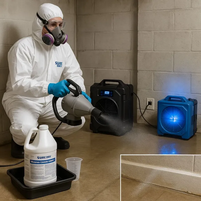 Sanitization and Odor Removal process in Romoland, CA
